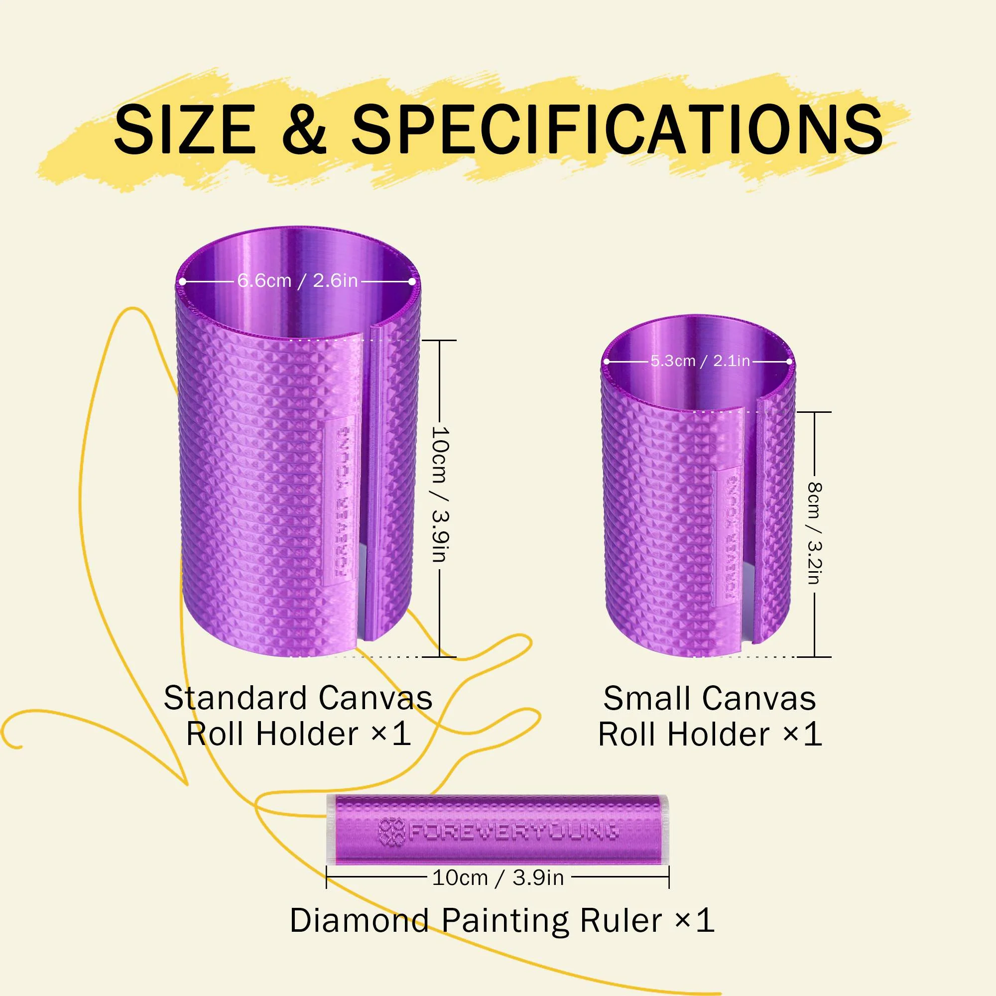 Diamond Painting Canvas Roll Storage Holder - Image 8