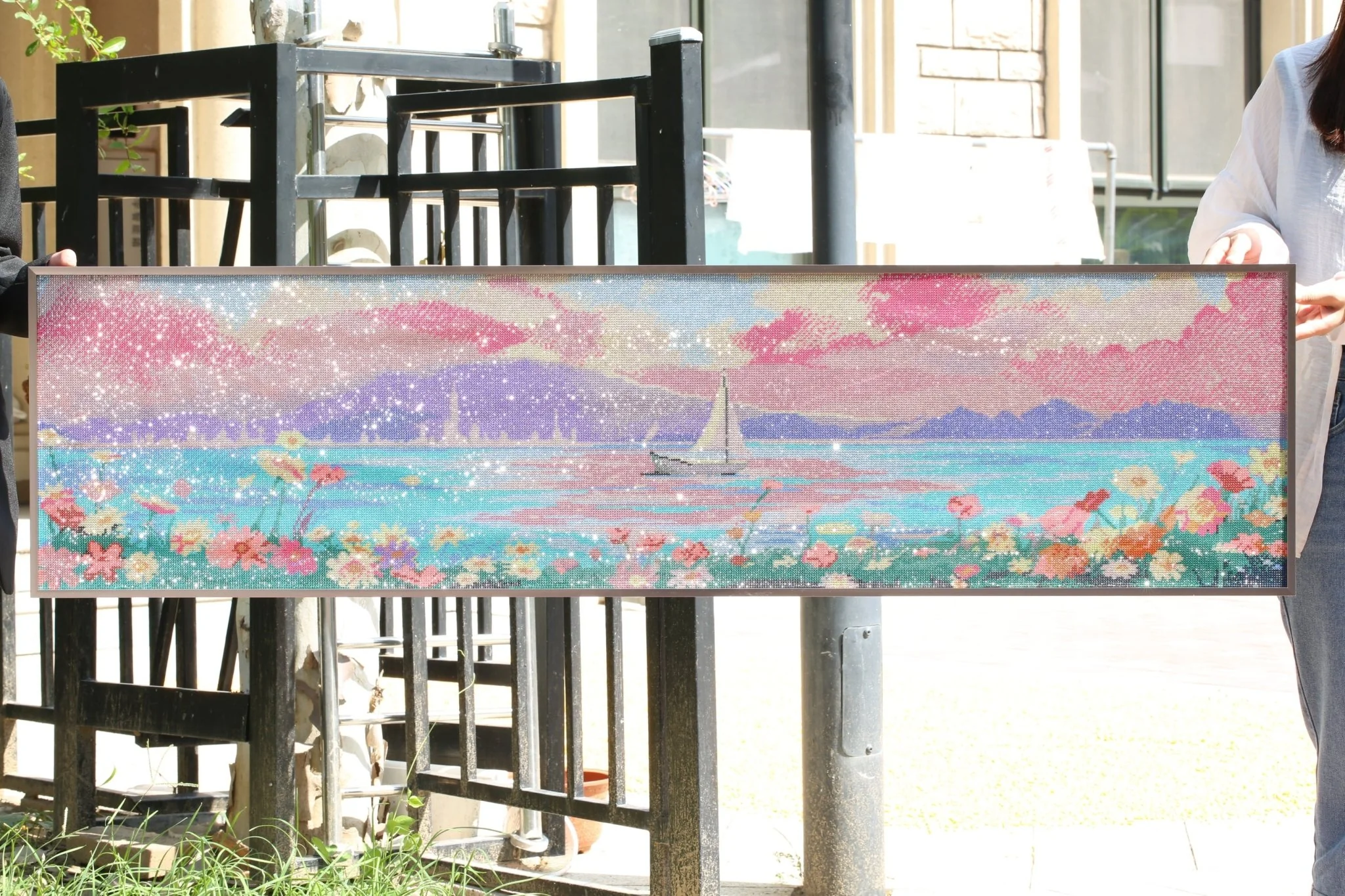 Seaside scenery-Crystal Diamond Painting - Image 4