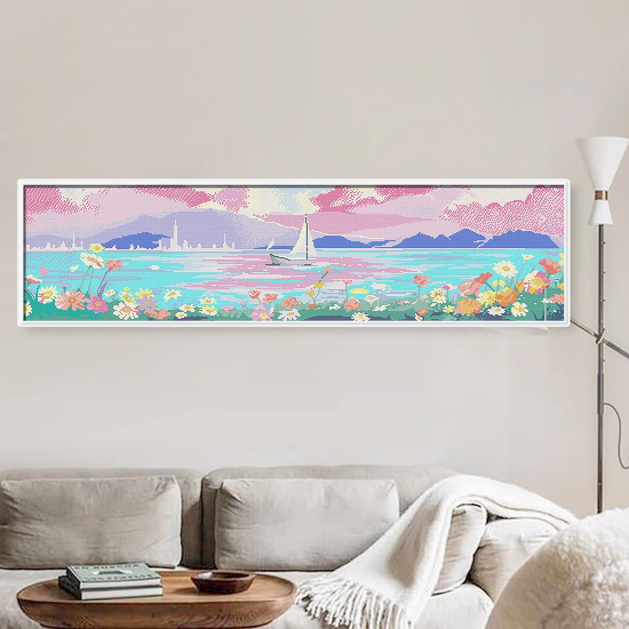 Seaside scenery-Crystal Diamond Painting - Image 5