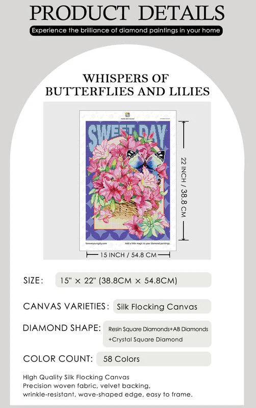 Whispers of Butterflies and Lilies - Image 3