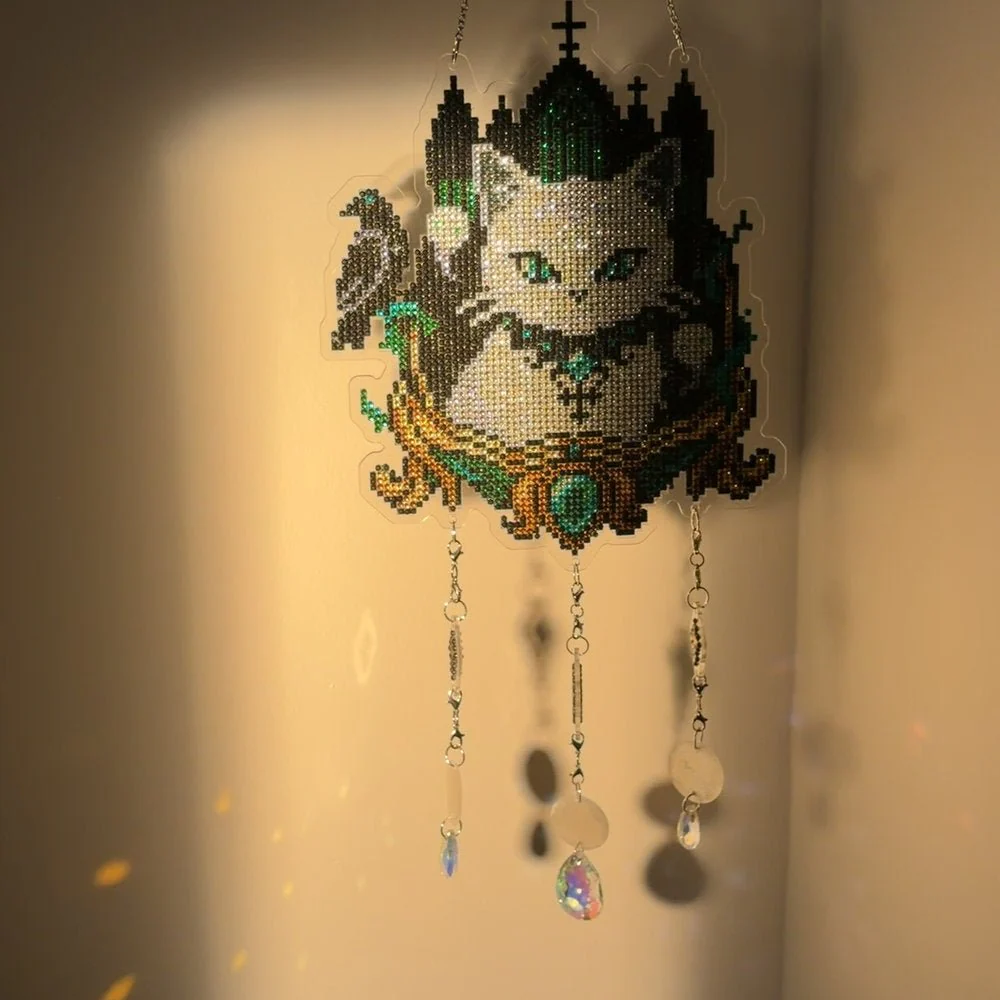 LumiGem Suncatcher Soulbound Cat – Cat/Cats/Kitten Suncatcher Crystal Hanging Decor - Image 8