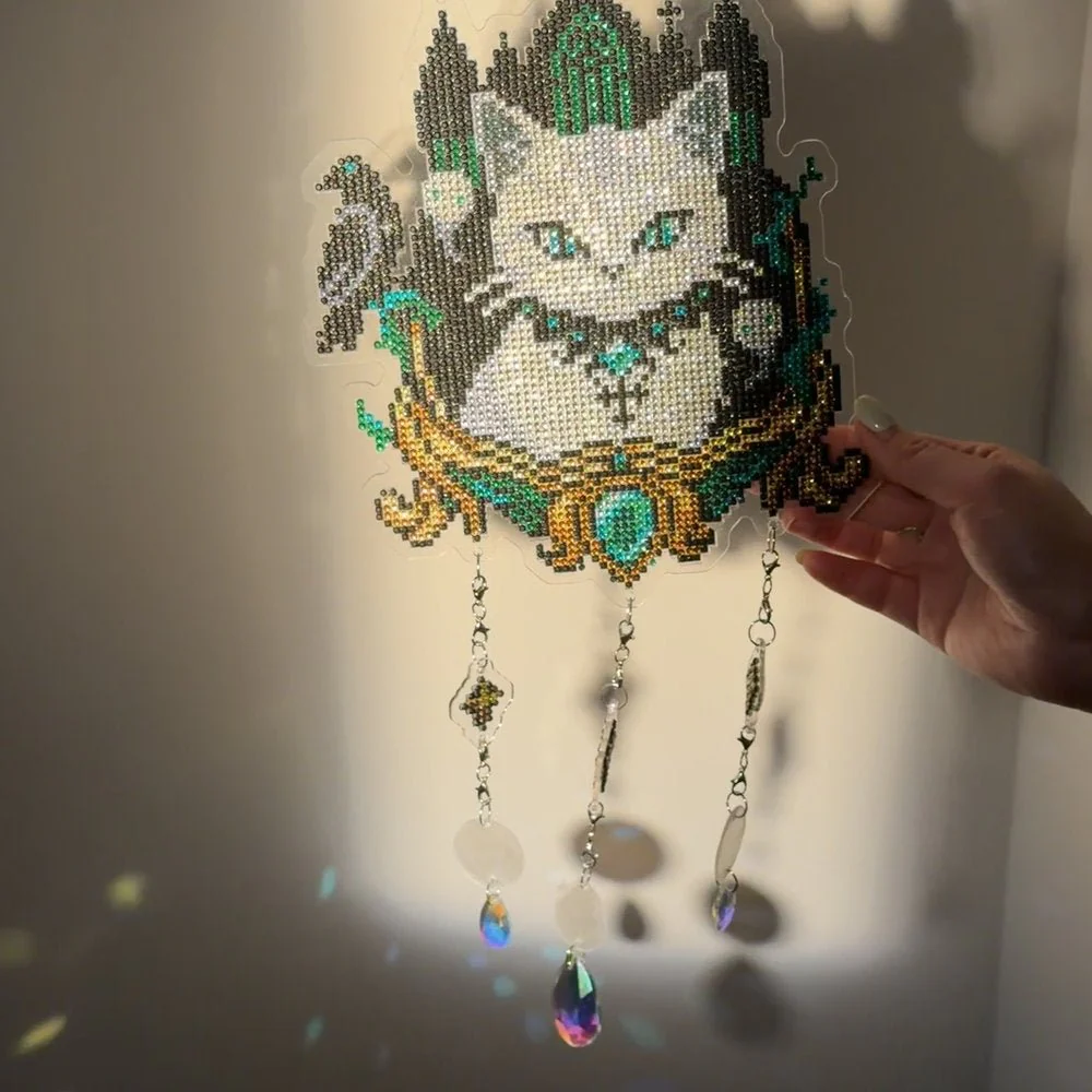 LumiGem Suncatcher Soulbound Cat – Cat/Cats/Kitten Suncatcher Crystal Hanging Decor - Image 9